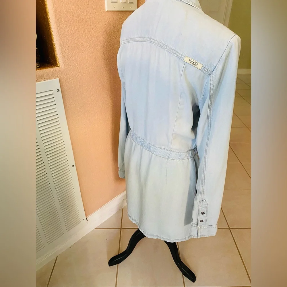 Guess Light Blue Denim dress - Picture 5 of 12